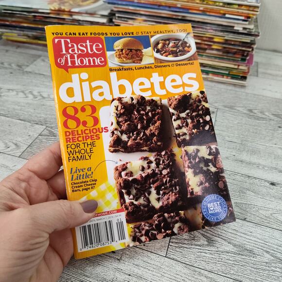 Diabetes Taste of Home Magazine 2016‎ Cookbook Booklet Recipes - Picture 1 of 12